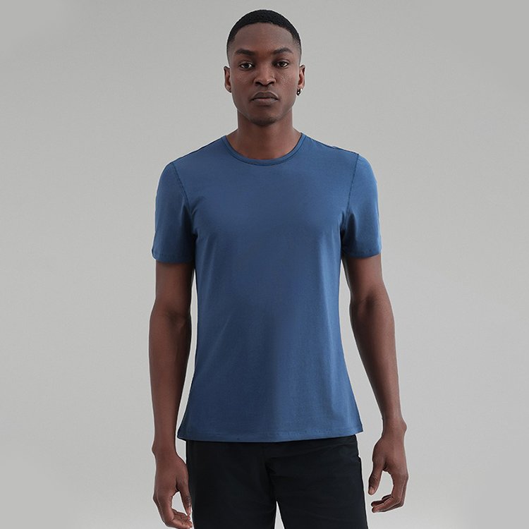Custom Logo Men 5 Year Basic Sports Quickly Dry Workout Gym Casual Lulu Short Sleeve Top Wear Men's t-Shirts Men's Shirts