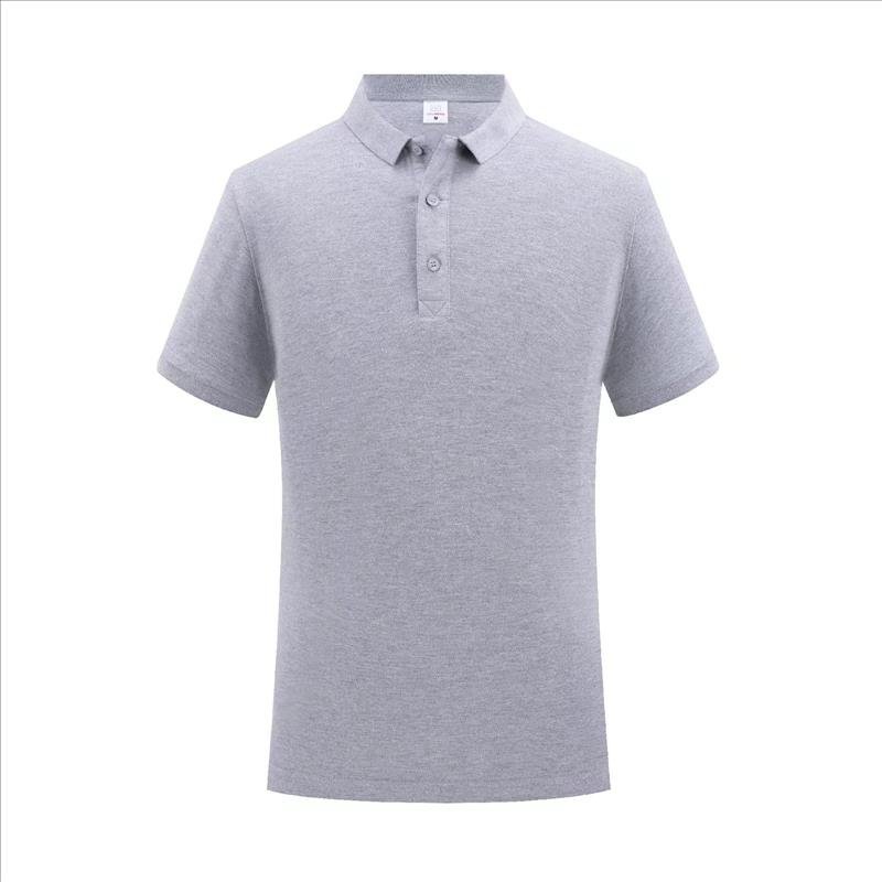 Top Quality Organic Cotton T Shirt Men Short Sleeve Shirts Business Golf Uniform Men Blank Polo Shirt