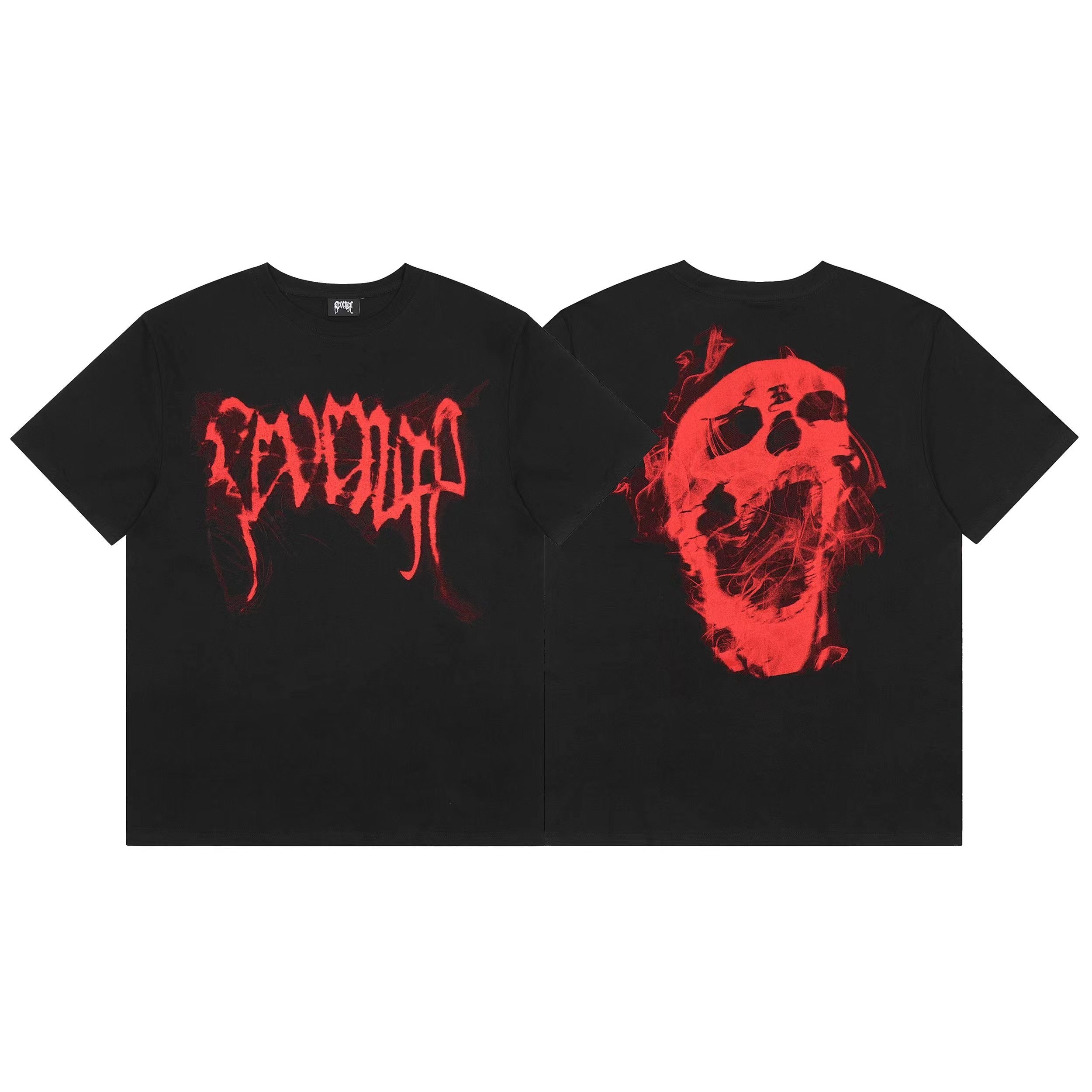 Tshirt designer T-shirt men's Women's Metal Skull Letter Fashion and Leisure US size S-XXL