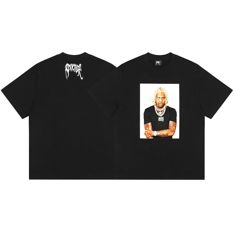 Tshirt designer T-shirt men's Women's Metal Skull Letter Fashion and Leisure US size S-XXL