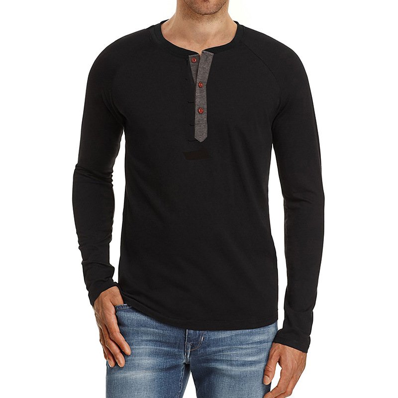 Hot Sale US Size Custom Logo Long Sleeve Casual Sportswear Workout Clothing Men's T-shirts