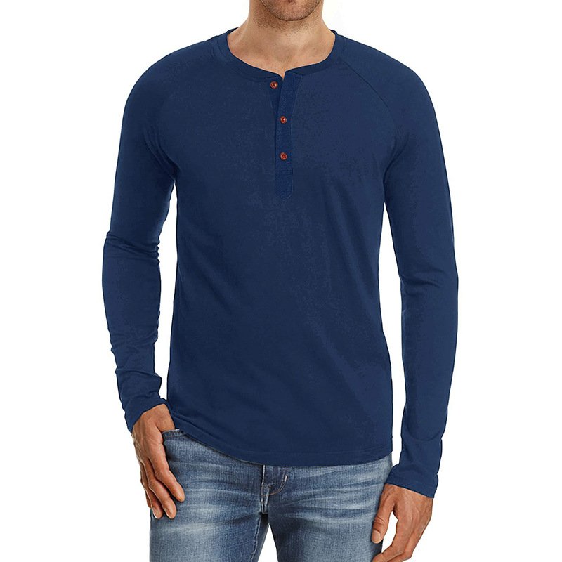 Hot Sale US Size Custom Logo Long Sleeve Casual Sportswear Workout Clothing Men's T-shirts