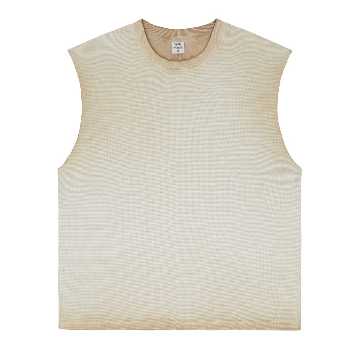 Fashion Brand men's men's vests & waistcoats Loose sleeveless t-shirt men High Street Vintage Washed Cotton Sports Tank Top