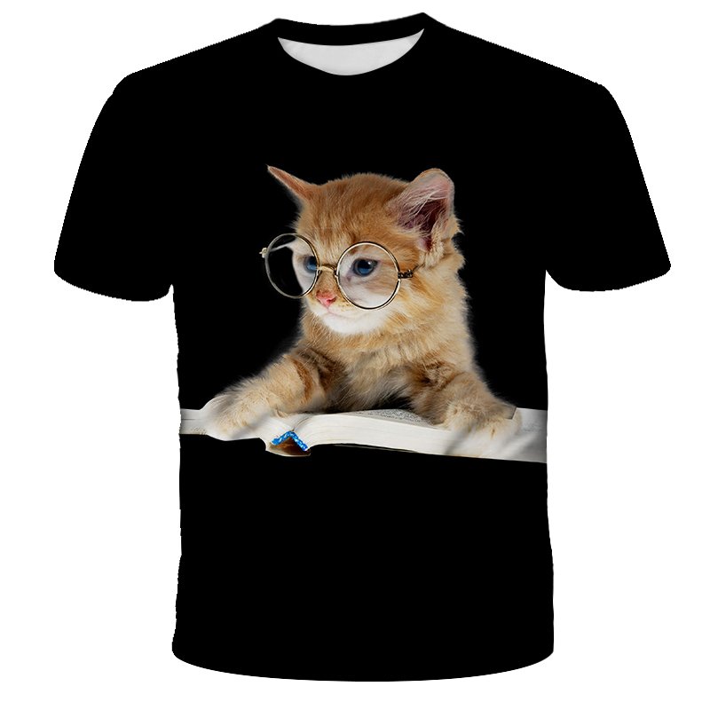 Animal printed Polyester T-shirt Hot Selling T-shirt With All Sublimation printed quick dry breathable printed Men tshirt