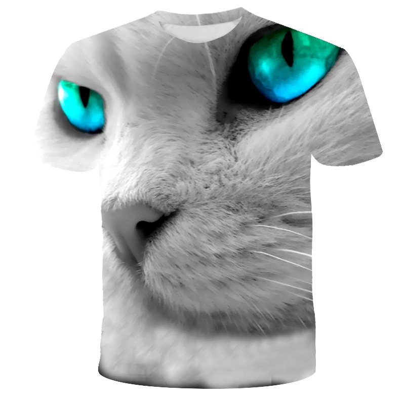 Animal printed Polyester T-shirt Hot Selling T-shirt With All Sublimation printed quick dry breathable printed Men tshirt