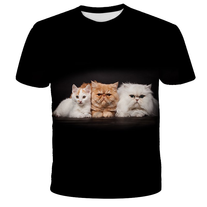 Animal printed Polyester T-shirt Hot Selling T-shirt With All Sublimation printed quick dry breathable printed Men tshirt