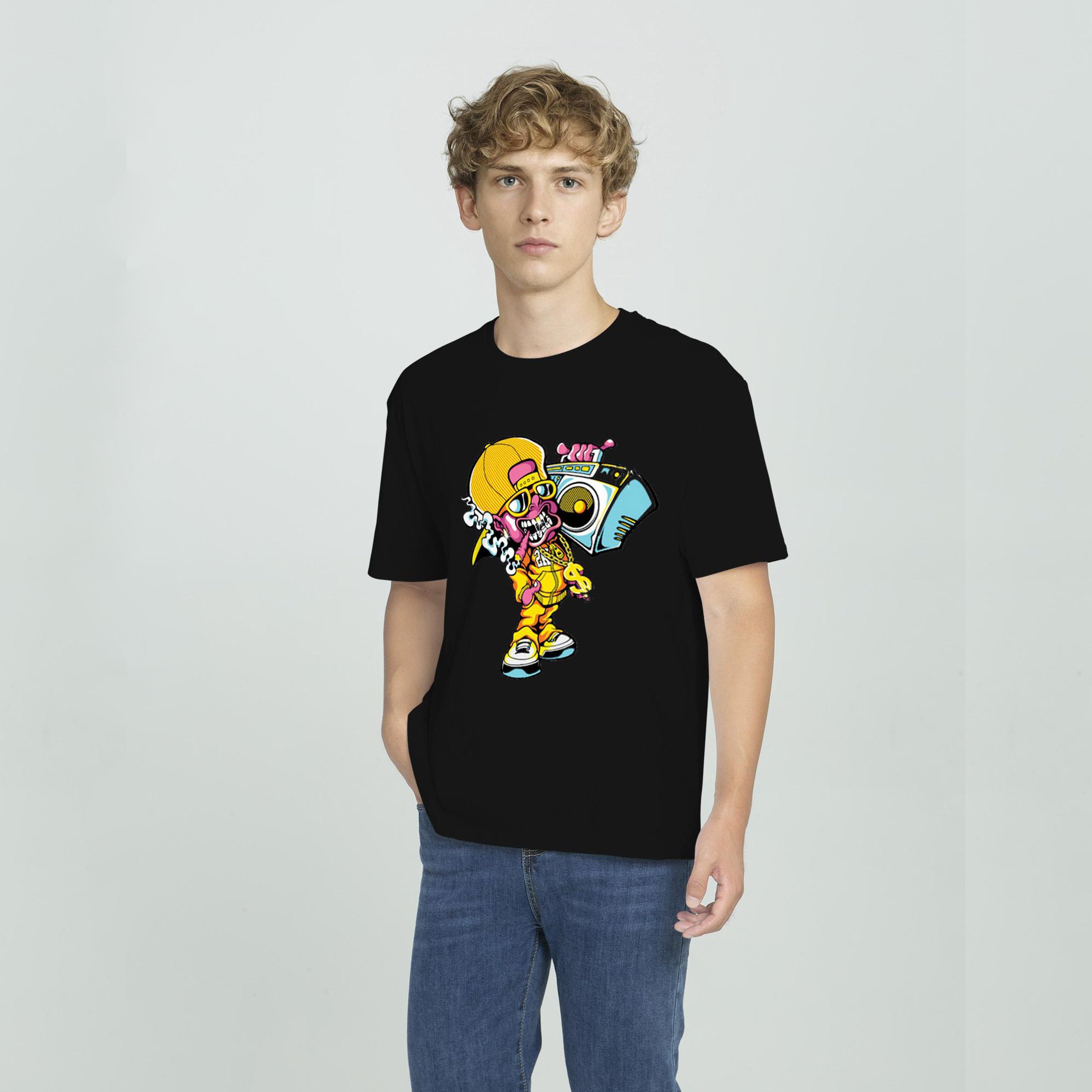 Men's Summer T-shirts OEM Custom Digital Print High Quality T Shirts for Men Stylish 2021
