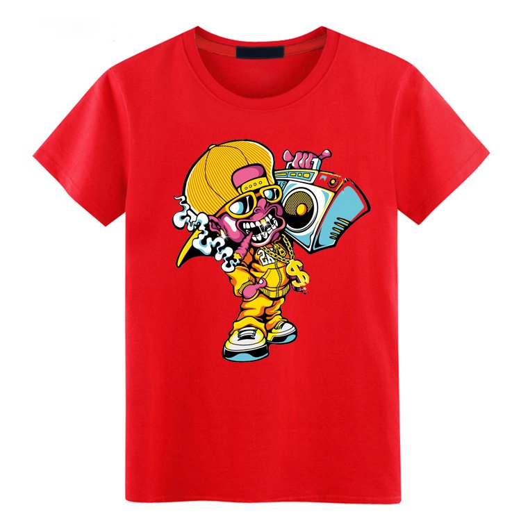 Men's Summer T-shirts OEM Custom Digital Print High Quality T Shirts for Men Stylish 2021