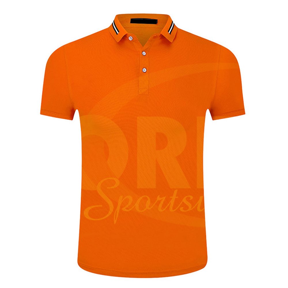 New Fashion Hot Sale Best Price Men White Color Mesh Cotton Knitted Polo Shirts