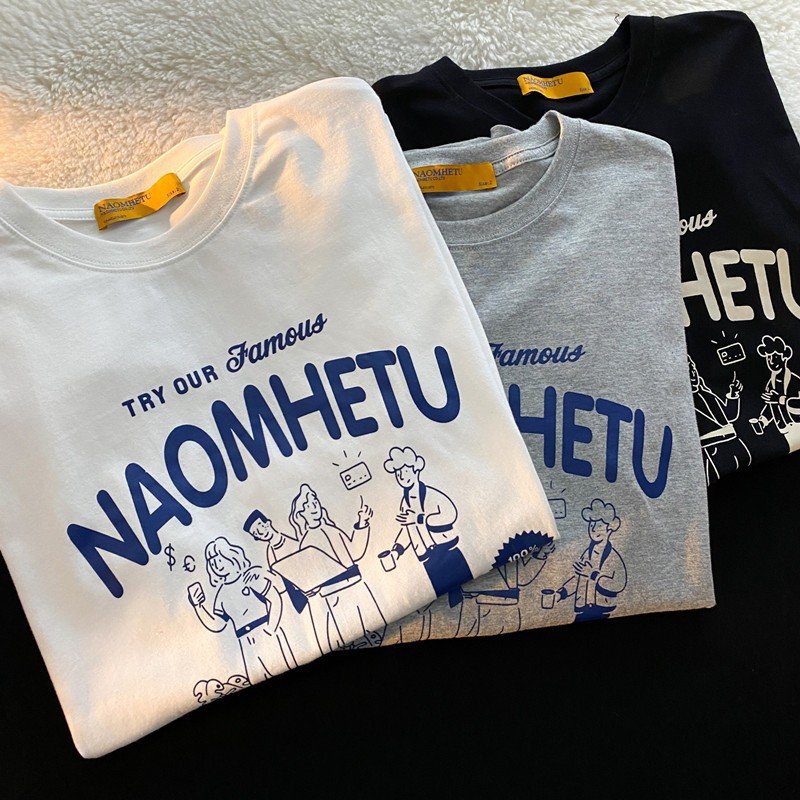 High Quality Men's T-shirt Women's Short Sleeve Heavyweight Streetwear Custom T-shirts for Men