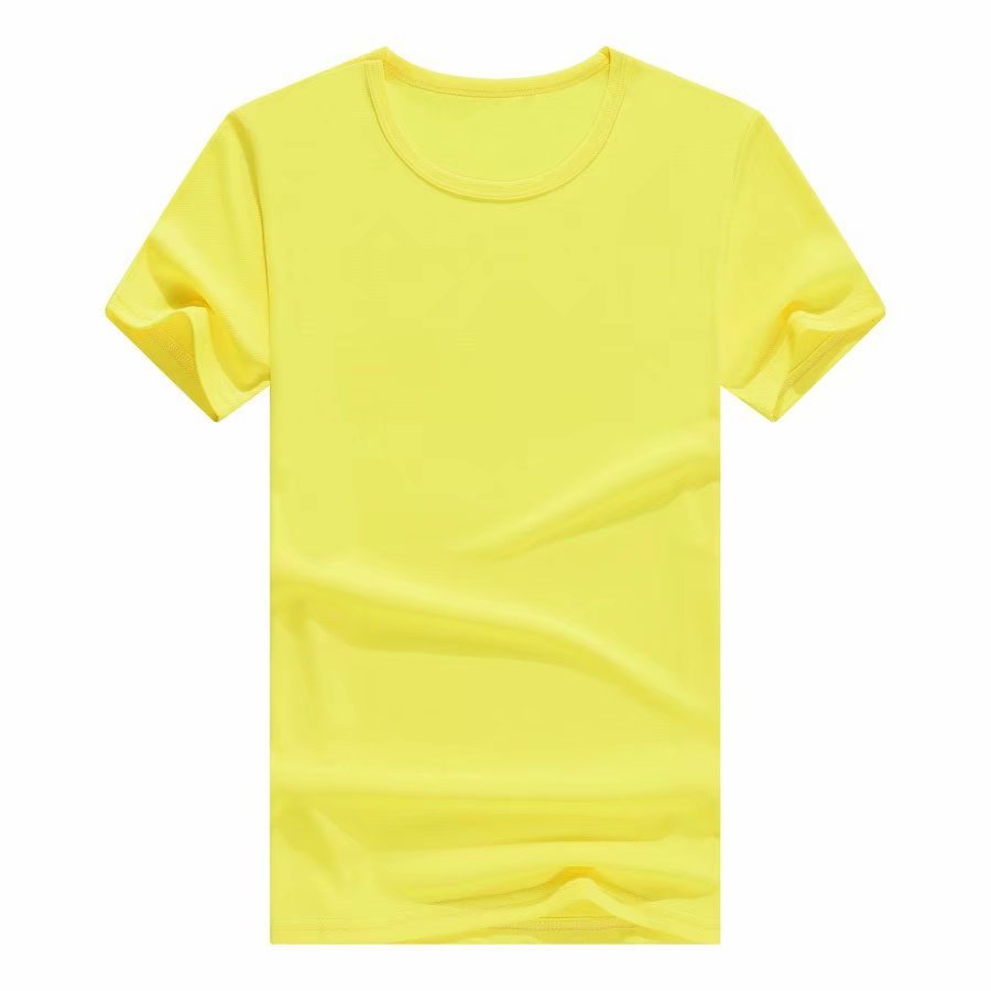New Round Neck Waterproof T Shirts Custom Logo Short Sleeve Movement Standard Fit Dryfit Men's T-shirt