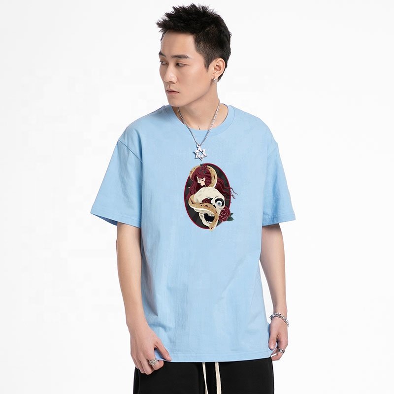dropshipping original men's T-shirt gothic wind plus size short-sleeved to customized Couple's model clothing T-shirts