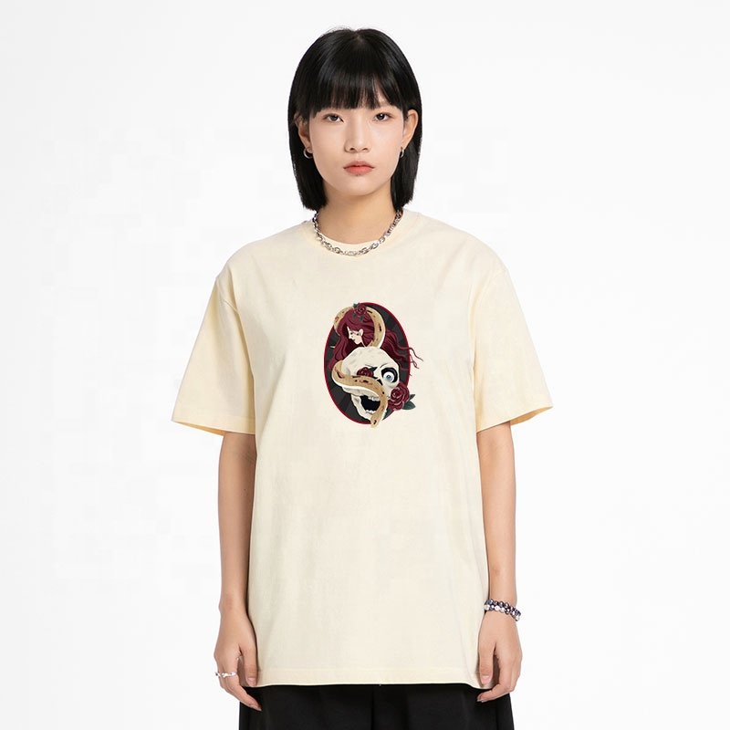 dropshipping original men's T-shirt gothic wind plus size short-sleeved to customized Couple's model clothing T-shirts