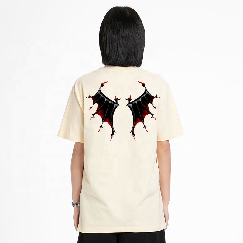 dropshipping original men's T-shirt gothic wind plus size short-sleeved to customized Couple's model clothing T-shirts