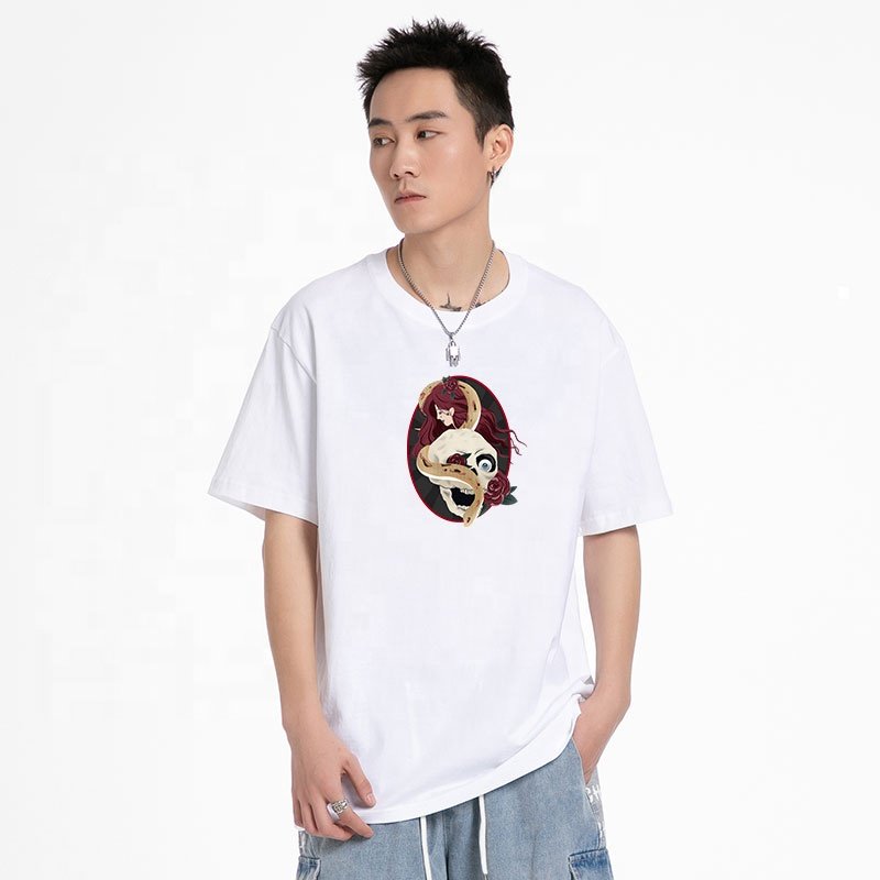 dropshipping original men's T-shirt gothic wind plus size short-sleeved to customized Couple's model clothing T-shirts