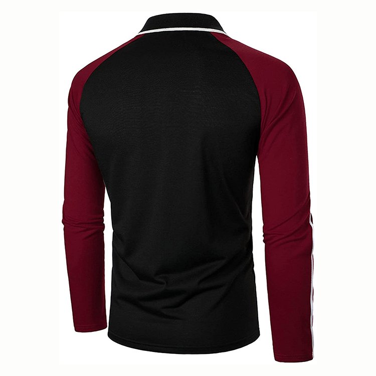 High-Demand Custom Designed Men's Slim Fit Organic Cotton Polo Shirt Fashionable Comfortable Long Sleeve Top Long Factory Direct