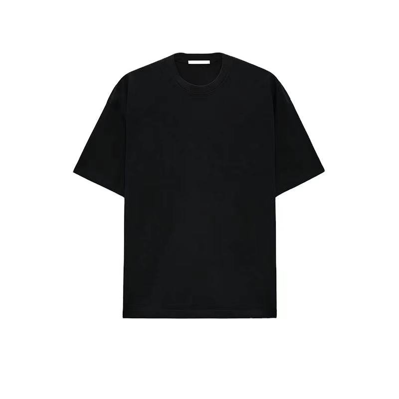 Wholesale custom logo round-neck t shirt mens quality cotton spandex blank fashion printed stylish casual t shirt for men