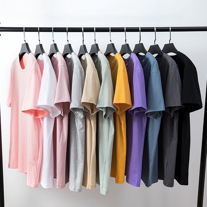 High Quality T Shirt Custom Men's T-shirts 100% Cotton T Shirt Unisex Blank Black T Shirt Men Plain White Tshirt Cotton Camiseta