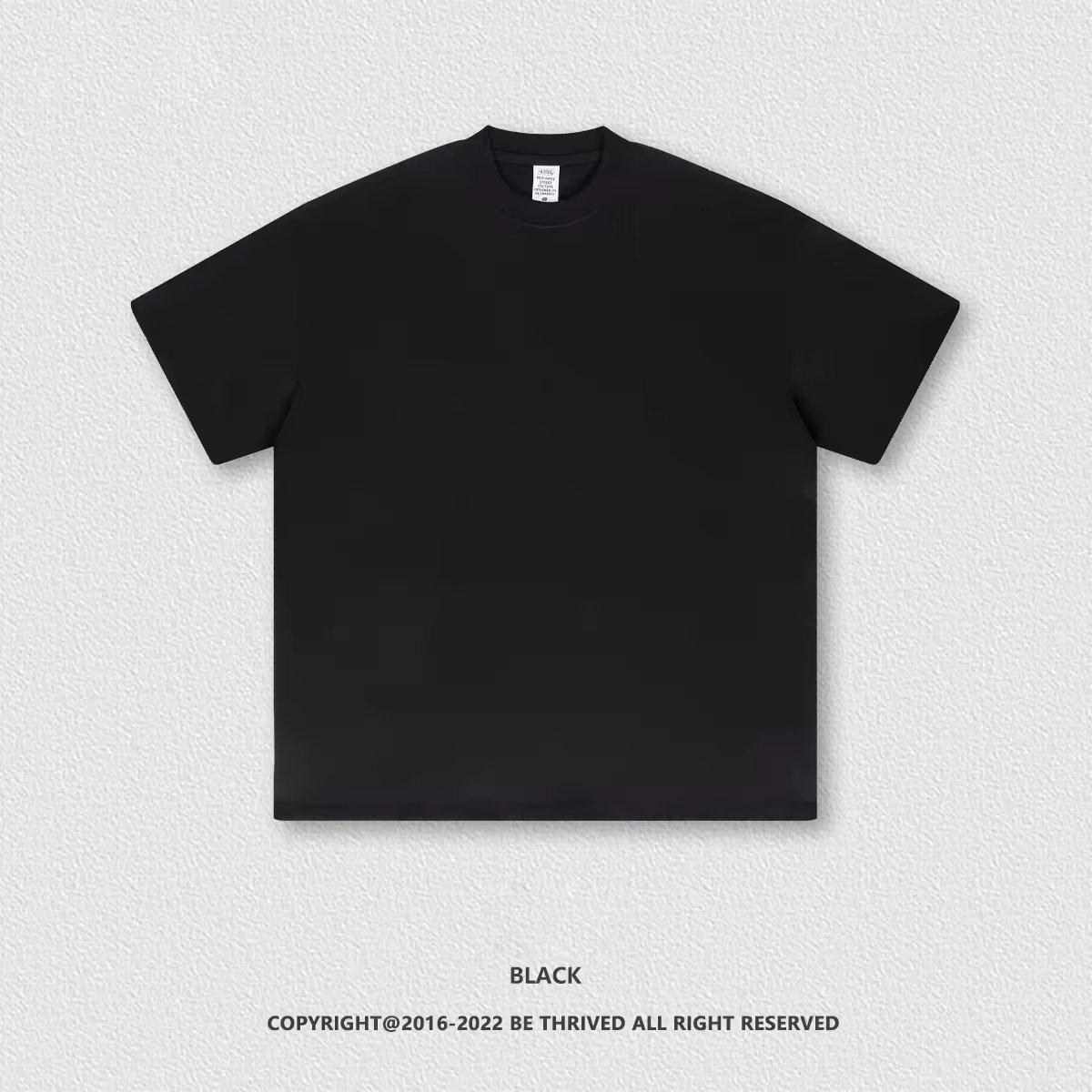 2024 Heavyweight Custom Printed Short Sleeve Solid Drop Shoulder Oversized Men's T-shirts