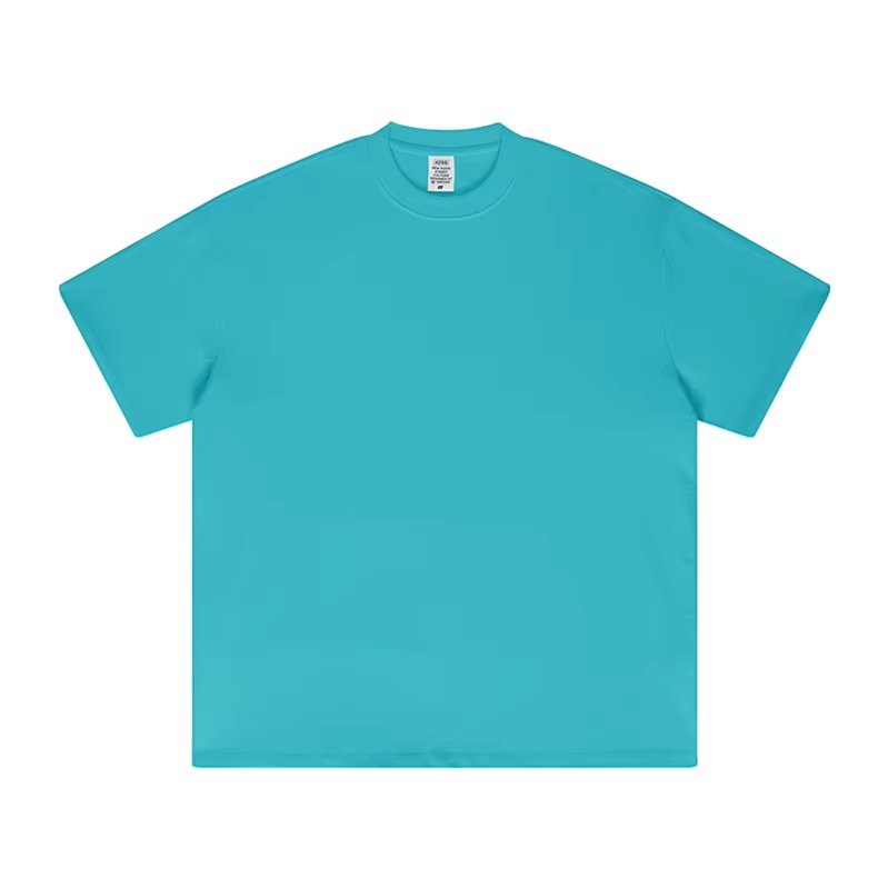 2024 Heavyweight Custom Printed Short Sleeve Solid Drop Shoulder Oversized Men's T-shirts