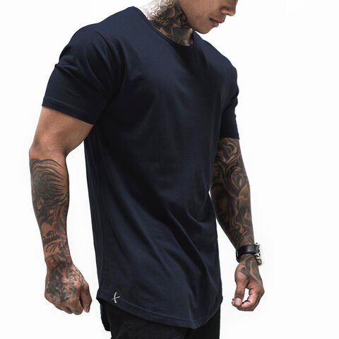 Wholesale news Custom Short Sleeve plain cotton Breathable Sport Running Fitness Men's T Shirt