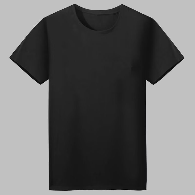 Heavy Weight Men's Regular Fit Plain New Round Neck T-Shirt Slim Fit Trendy Minimalist Plain Shortsleeve Crewneck Tee