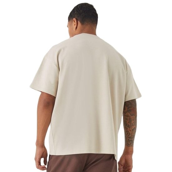 YWGH High Quality 100% Cotton Blank T-shirts Wholesale Heavyweight Oversized Tshirt Printing Custom Logo Men's T Shirt