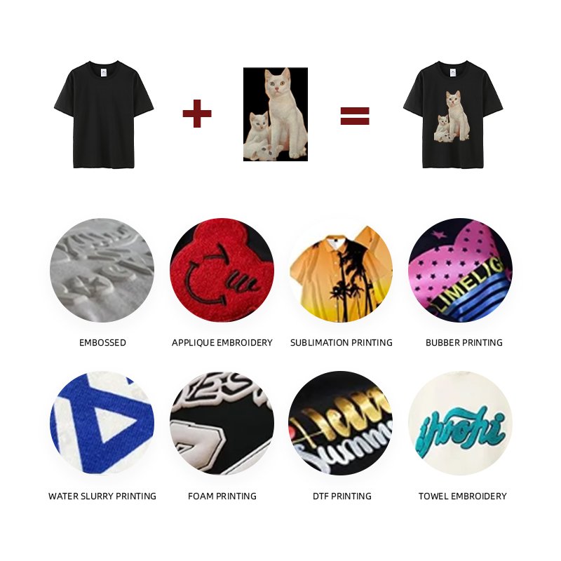 240GSM heavyweight t shirt oversize cropped boxy fit men's t-shirt casual oversized tshirt blank t shirt custom t shirt for men
