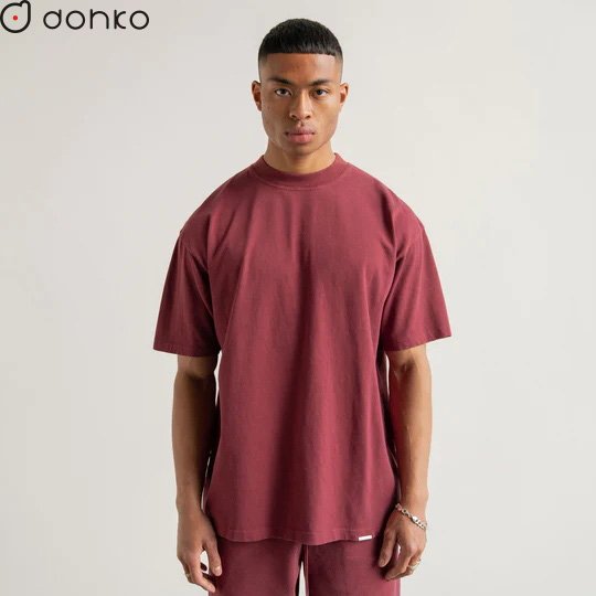 Customized Oversize Men's T-Shirt Shorts Set Winter Casual Heavy Weight Tracksuit Quick Dry Feature Print Plus Size Street Wear