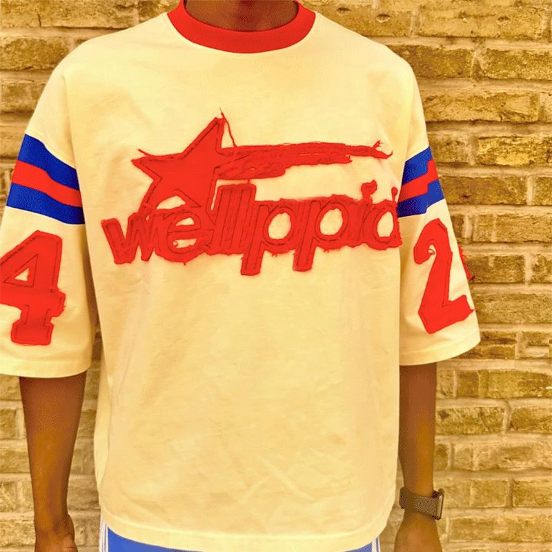 Custom Embroidered Patches Logo Streetwear High Quality Unisex Acid Wash Vintage Cropped Cotton Oversized Men's T-shirt