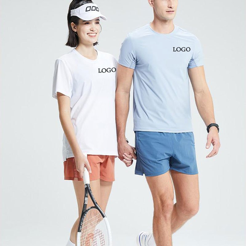 Men Short Sleeve Summer T Shirts Workout Sports Tee Shirts For Men Plain White Fashion Men'S Clothing