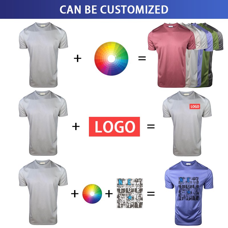 Summer Fashion Badminton Training Unisex Nylon T Shirt High Quality Custom 3m Reflective Printed Short Sleeve Men's T-shirts
