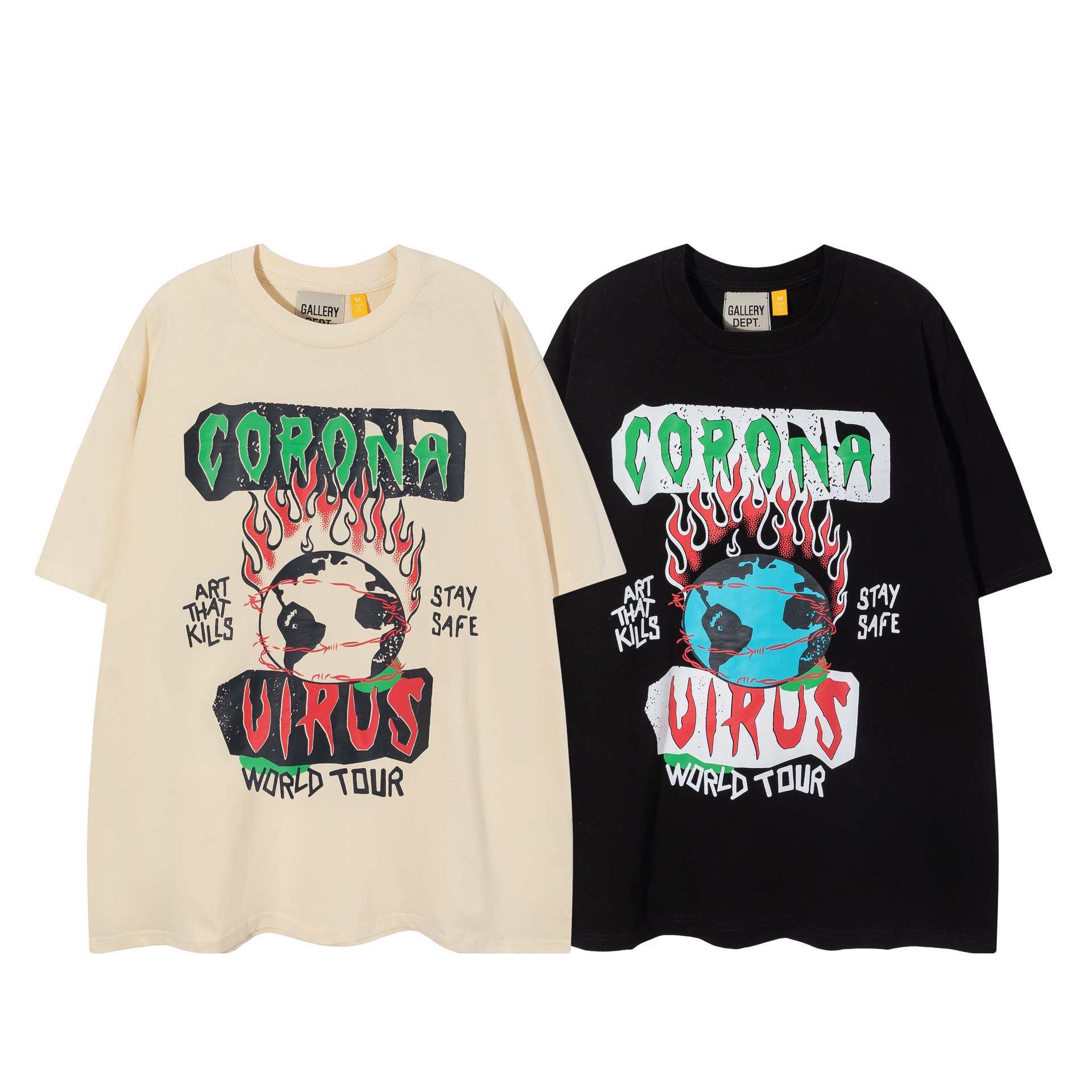 GALLERY Unisex Luxury Designer Custom Hip Hop Cotton Plus Size Men's t Shirt