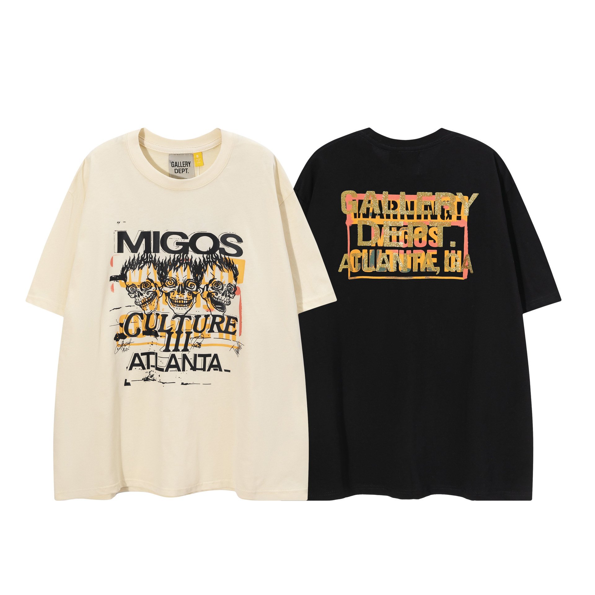 GALLERY Unisex Luxury Designer Custom Hip Hop Cotton Plus Size Men's t Shirt