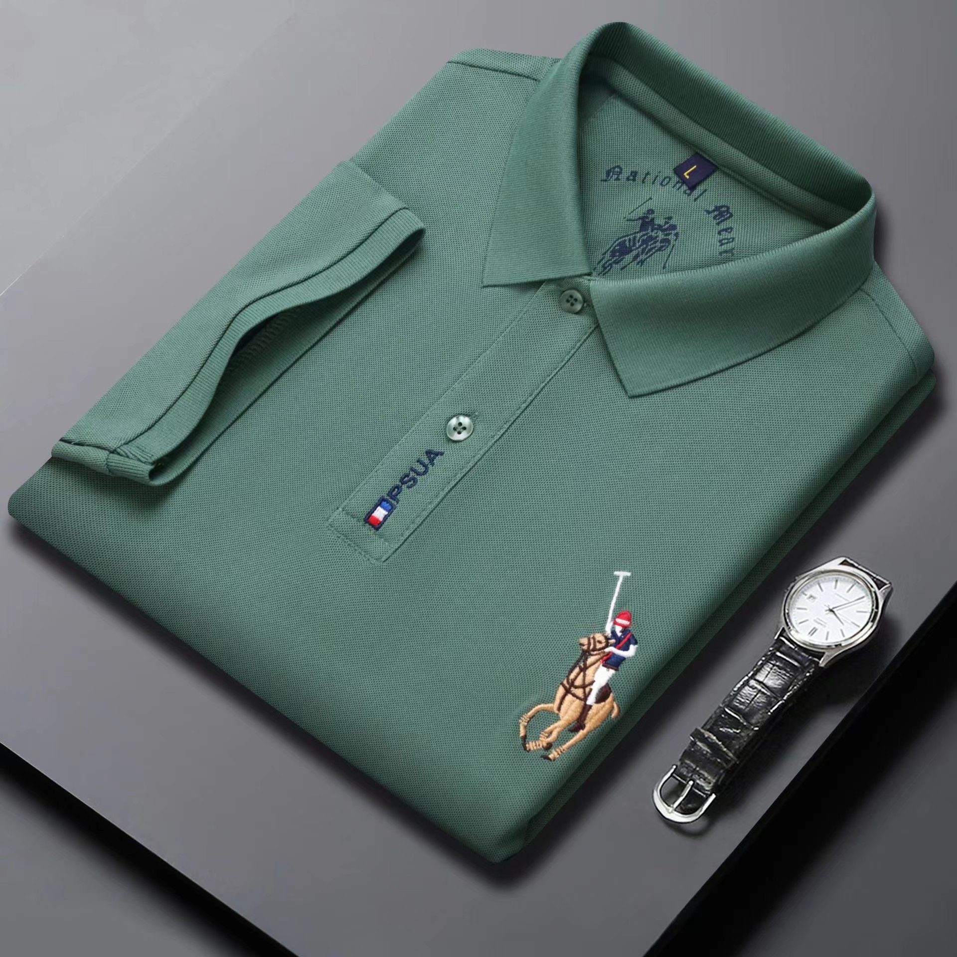 High quality China Factory Cotton Embroidery 100% Cotton Polo Shirts M-4XL Men's Shirts Embroidery Polo T-Shirts