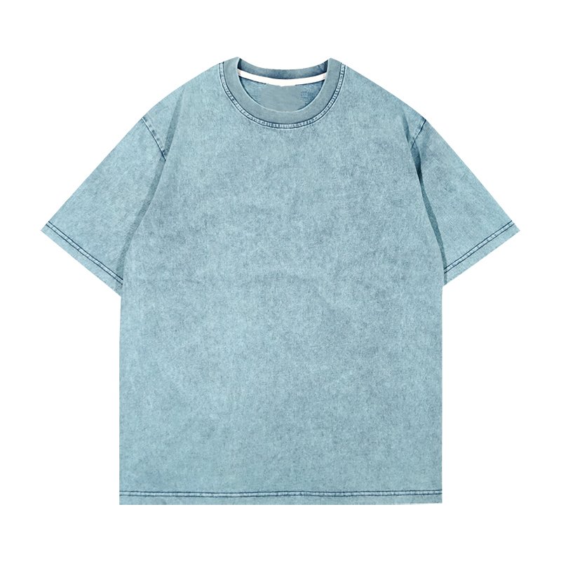 High Quality Anti-wrinkle Silk Screen Printing Plus Size Men's T-shirts Acid Washed Tshirt Vintage t-shirt