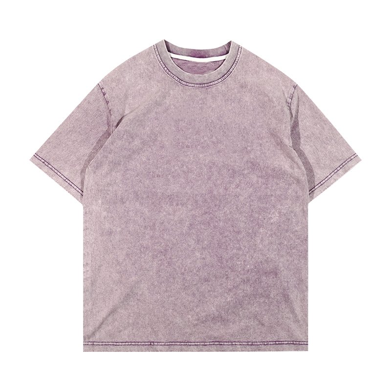 High Quality Anti-wrinkle Silk Screen Printing Plus Size Men's T-shirts Acid Washed Tshirt Vintage t-shirt