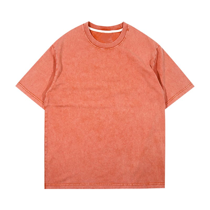 High Quality Anti-wrinkle Silk Screen Printing Plus Size Men's T-shirts Acid Washed Tshirt Vintage t-shirt
