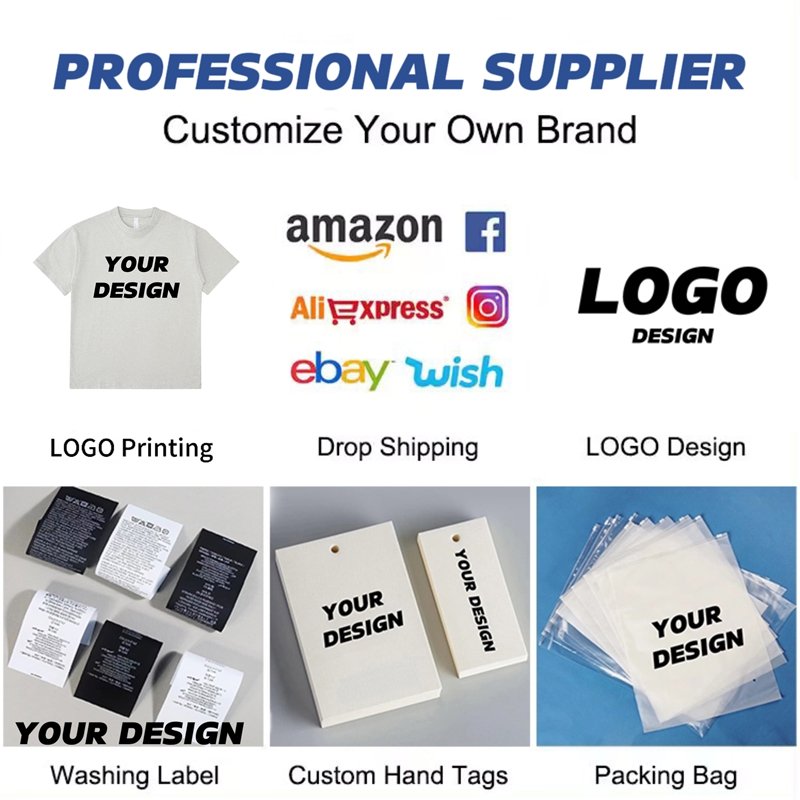 Wholesale Custom Sublimation 250gsm Logo Puff Printed Oversized Graphic 100Cotton Custom Blank Plain Men's Tshirt