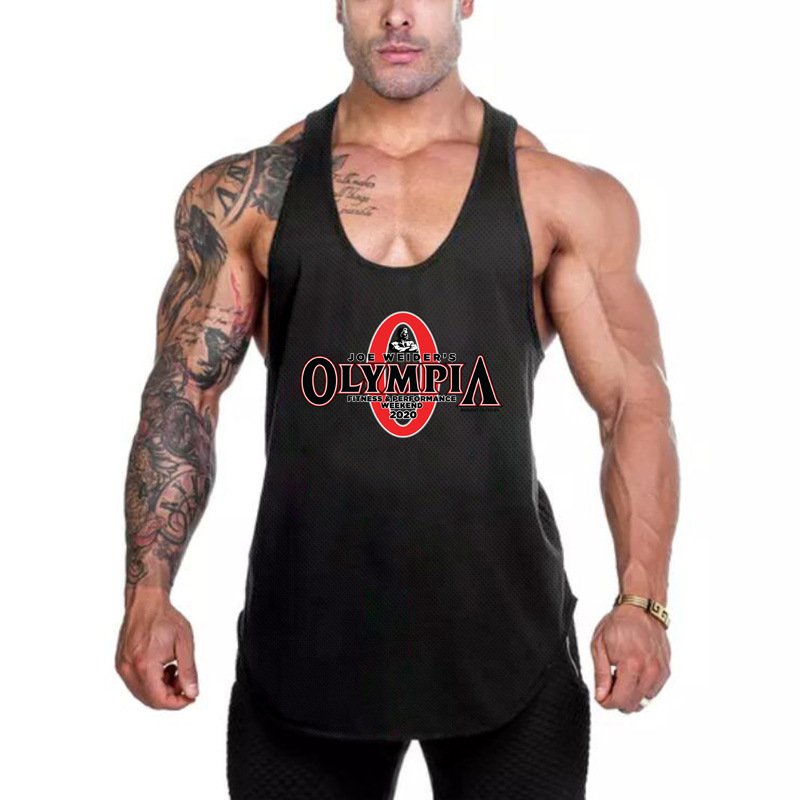 Custom Bodybuilding Muscle Workout Gym Athletic Stringer Men's Tank Tops