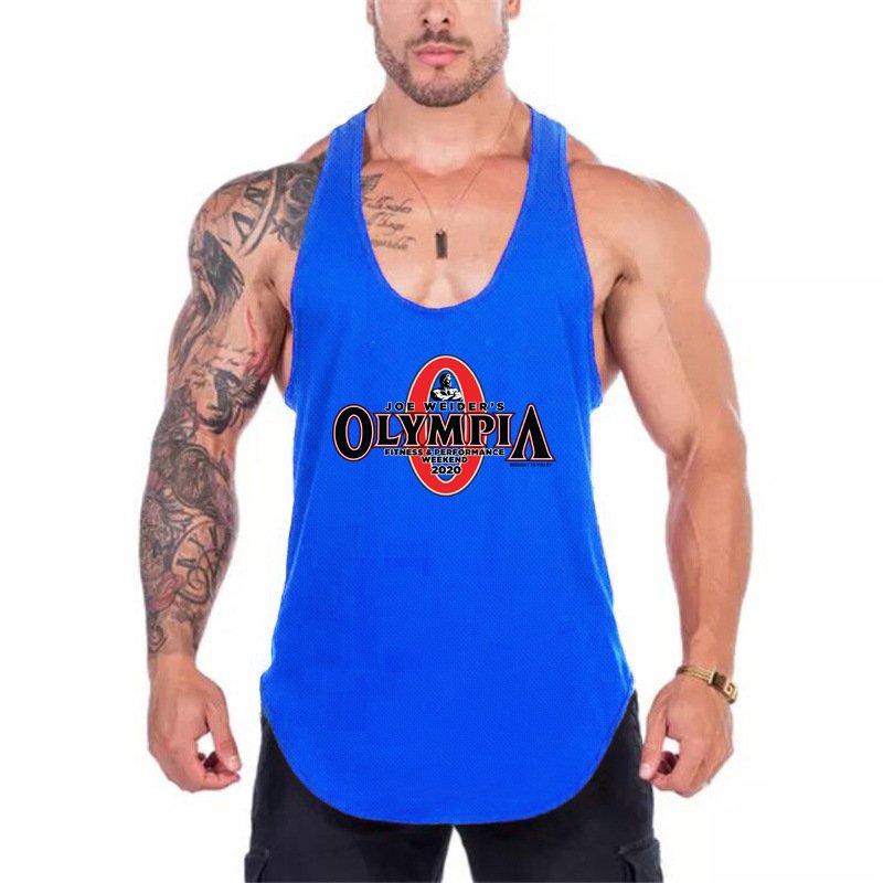 Custom Bodybuilding Muscle Workout Gym Athletic Stringer Men's Tank Tops