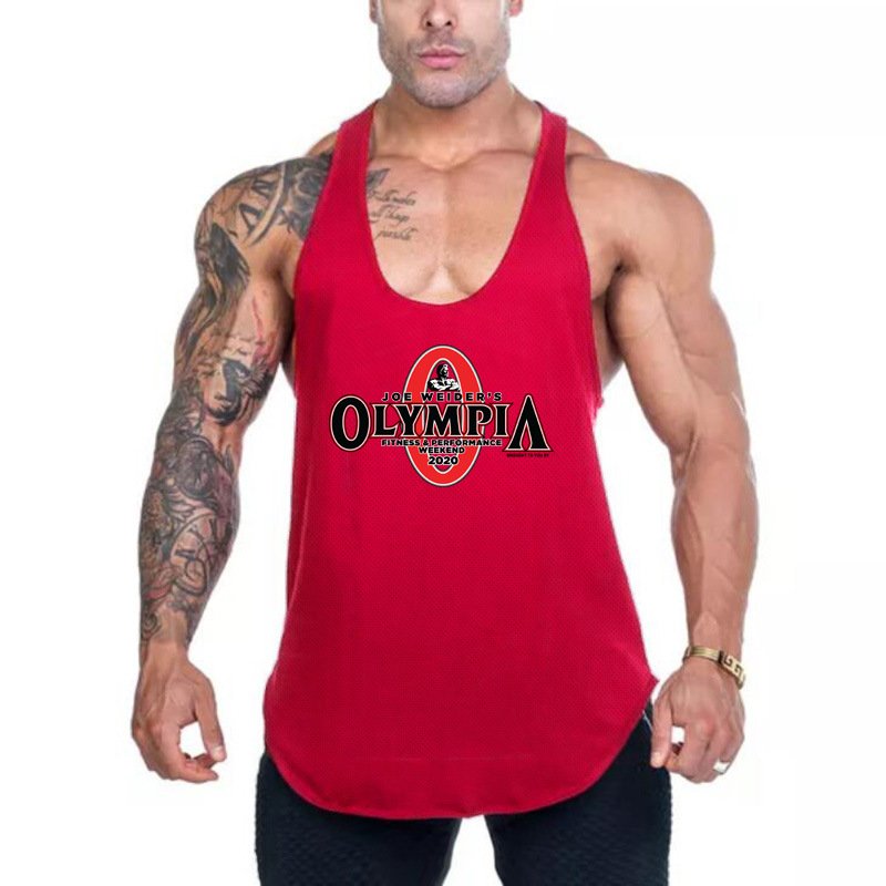 Custom Bodybuilding Muscle Workout Gym Athletic Stringer Men's Tank Tops