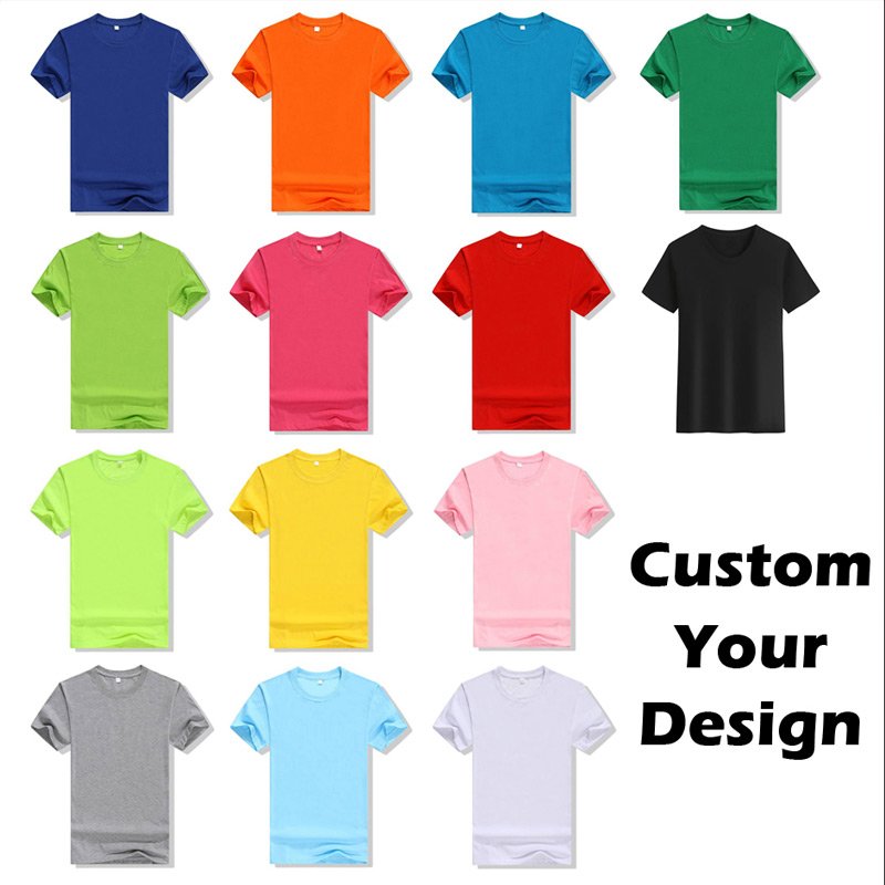 T-shirt Wholesale Free sample custom printed Private label soft crew-neck custom screen printed logo cotton men's T-shirt