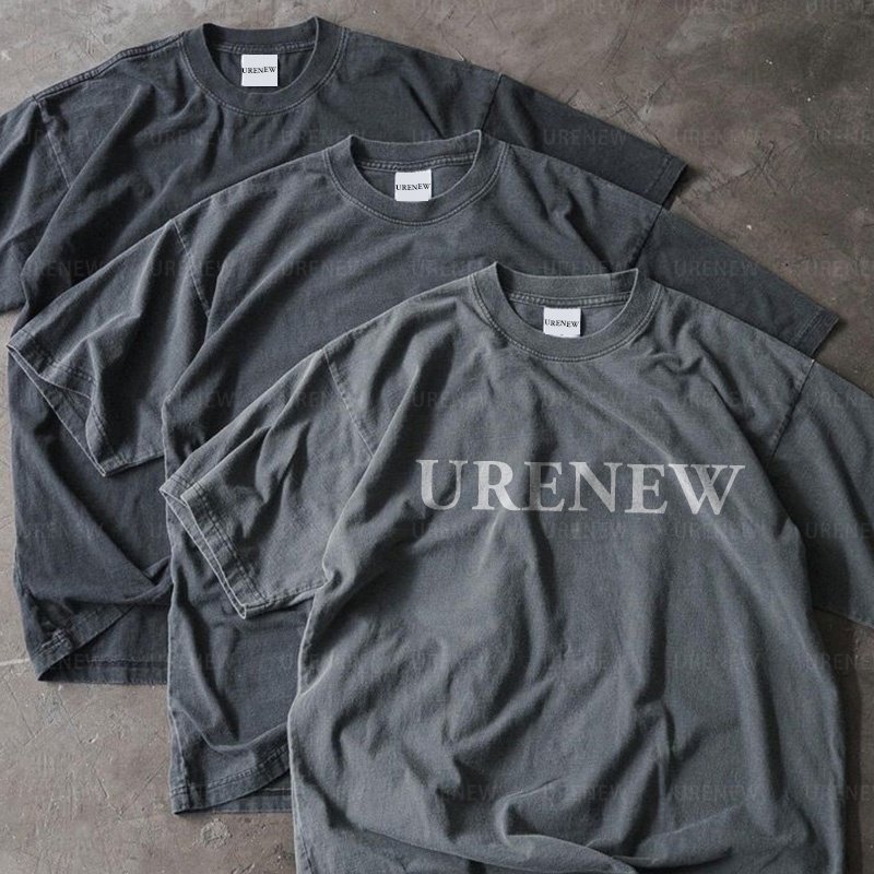 Custom Logo High Quality Wholesale 100% Cotton Personalized Oversized Wash Vintage Blank Men's T-shirts