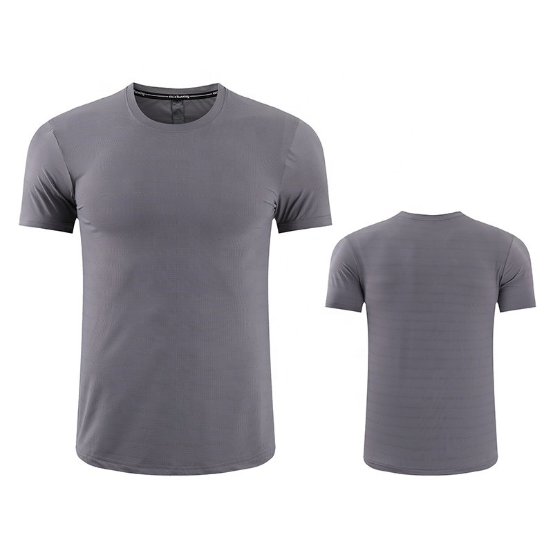 Wholesale Blank Elastic Sportswear Gym Fitness T Shirts for Men