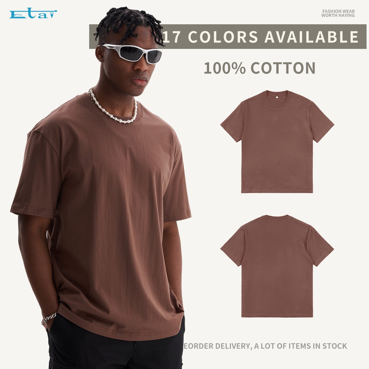 Wholesale High Quality 100% Cotton Heavy Weight Luxury Blank Streetwear Summer Unisex T-Shirts For Casual Wear Men's T-shirts
