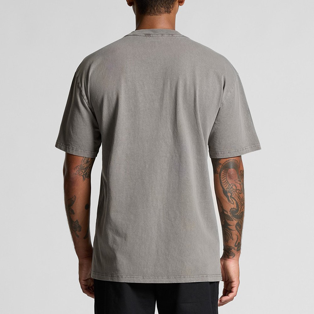 240 Grams Custom Color Size Garment Dyed Short Sleeve Knitted Blank Plain 100% Cotton Men's T-shirt