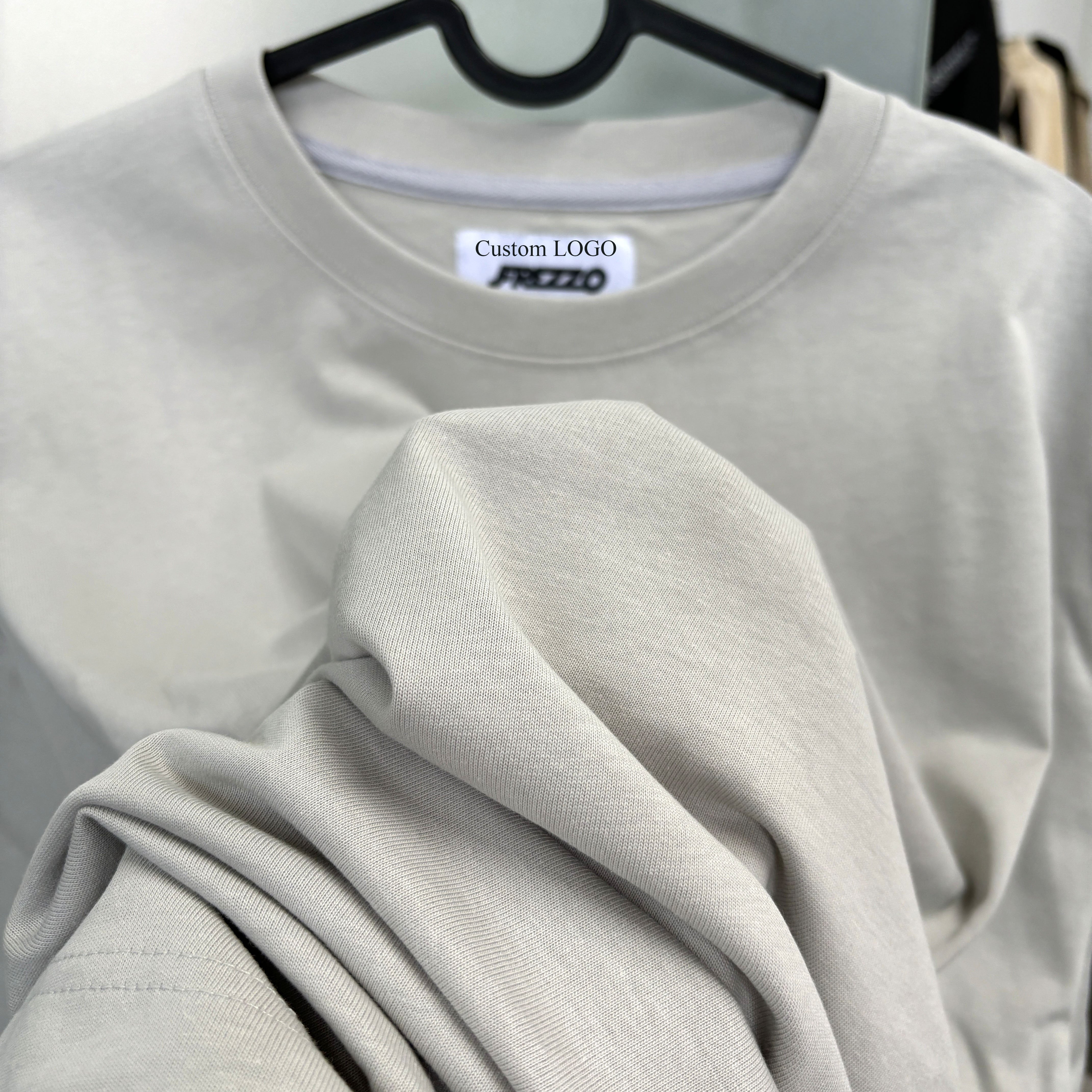 High Quality Custom Plain Blank White Oversize Men T Shirt 300 Gsm Heavyweight Cotton Graphic Tshirt Pour Hommes T-shirt For Men