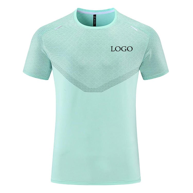 Custom Logo Mens Athletic Fit T-Shirt Men Short Sleeve Sports T Shirt Set Sublimation Muscle Fit Running Tee Shirt