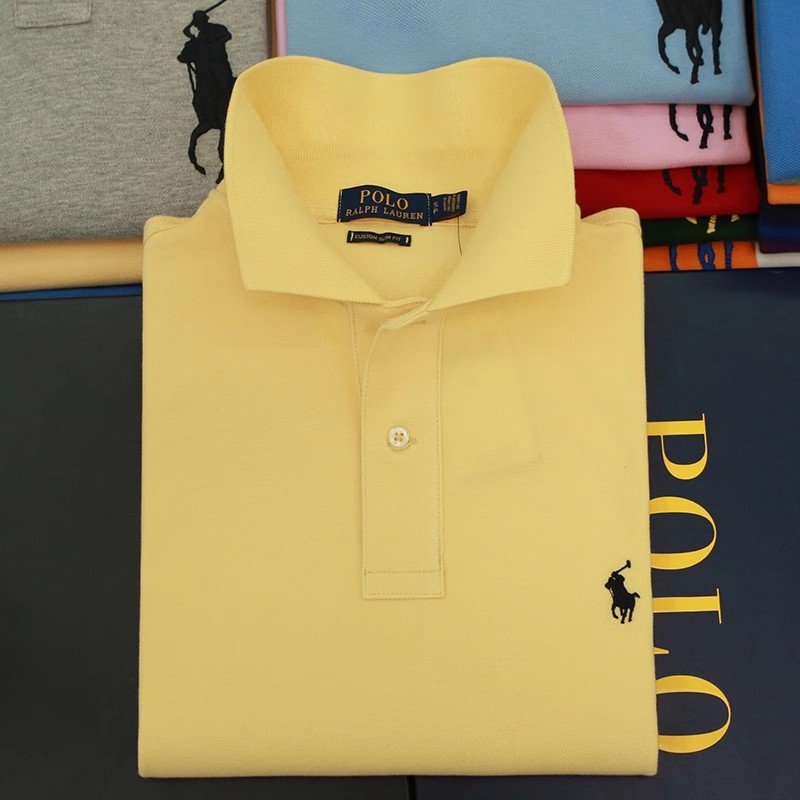Summer New Men's Polo Shirt Business Fashion Casual Polo Collar T-shirt Polo Shirt Men's T-shirt